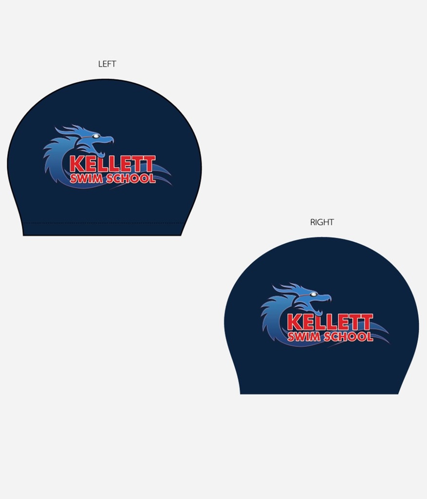 Kellett Swim School Stretch Pu Swim Cap
